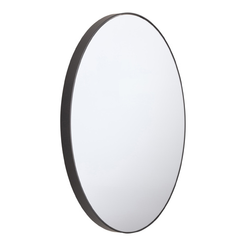 Amy 80cm Iron Mirror - Black