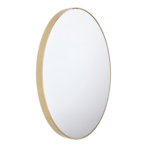 Amy 60cm Iron Mirror - Champagne Gold