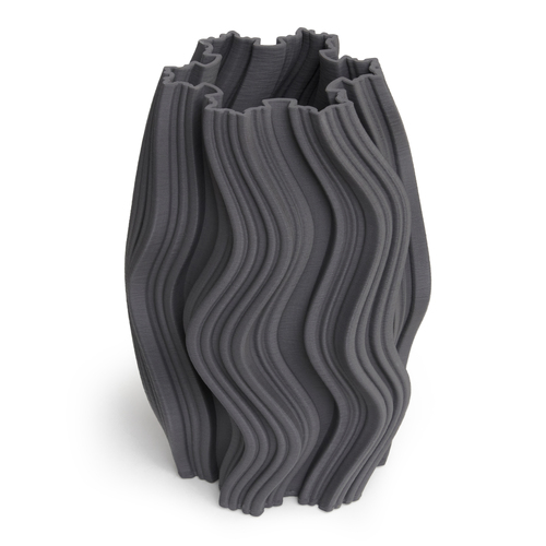 HARPER Charcoal Vase 30cm