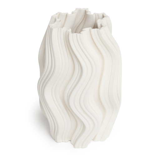 HARPER White Vase 30cm