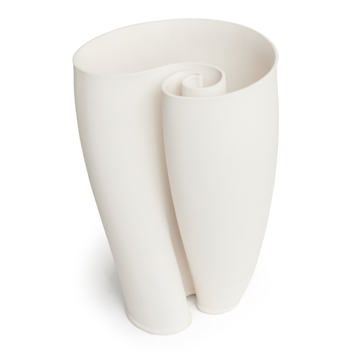 JADE White Vase 34cm