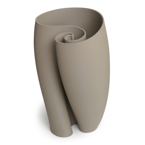 JADE Tan Vase 34cm