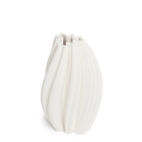 MILA White Vase 17cm