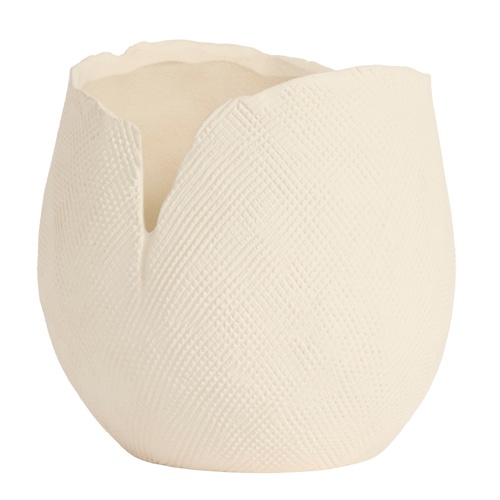 CLOVER Cream Vase 20cm