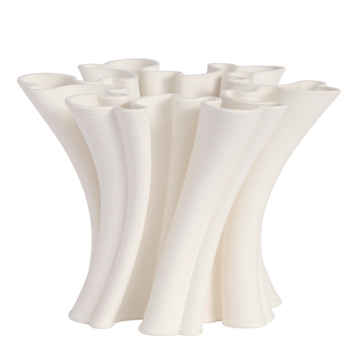 Daisy White Vase 25cm