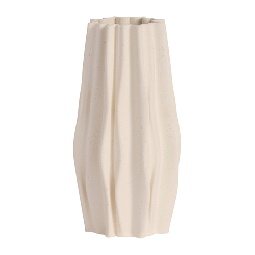 FERN Cream Specked Vase 30cm
