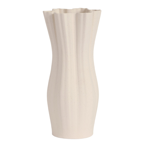 HEIDI Vase Cream Speckle 36cm