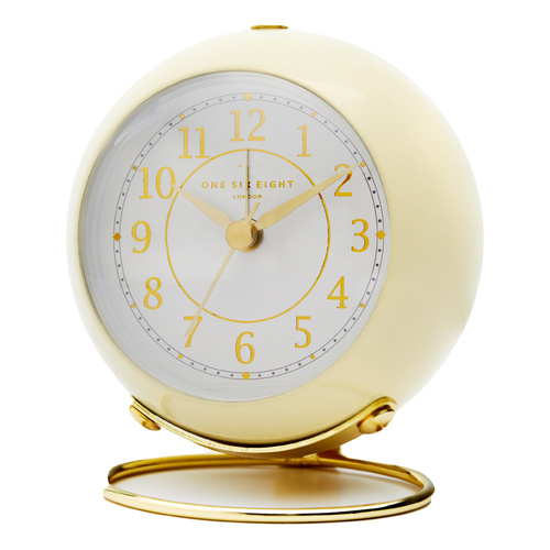 ELIZABETH Cream Silent Alarm Clock